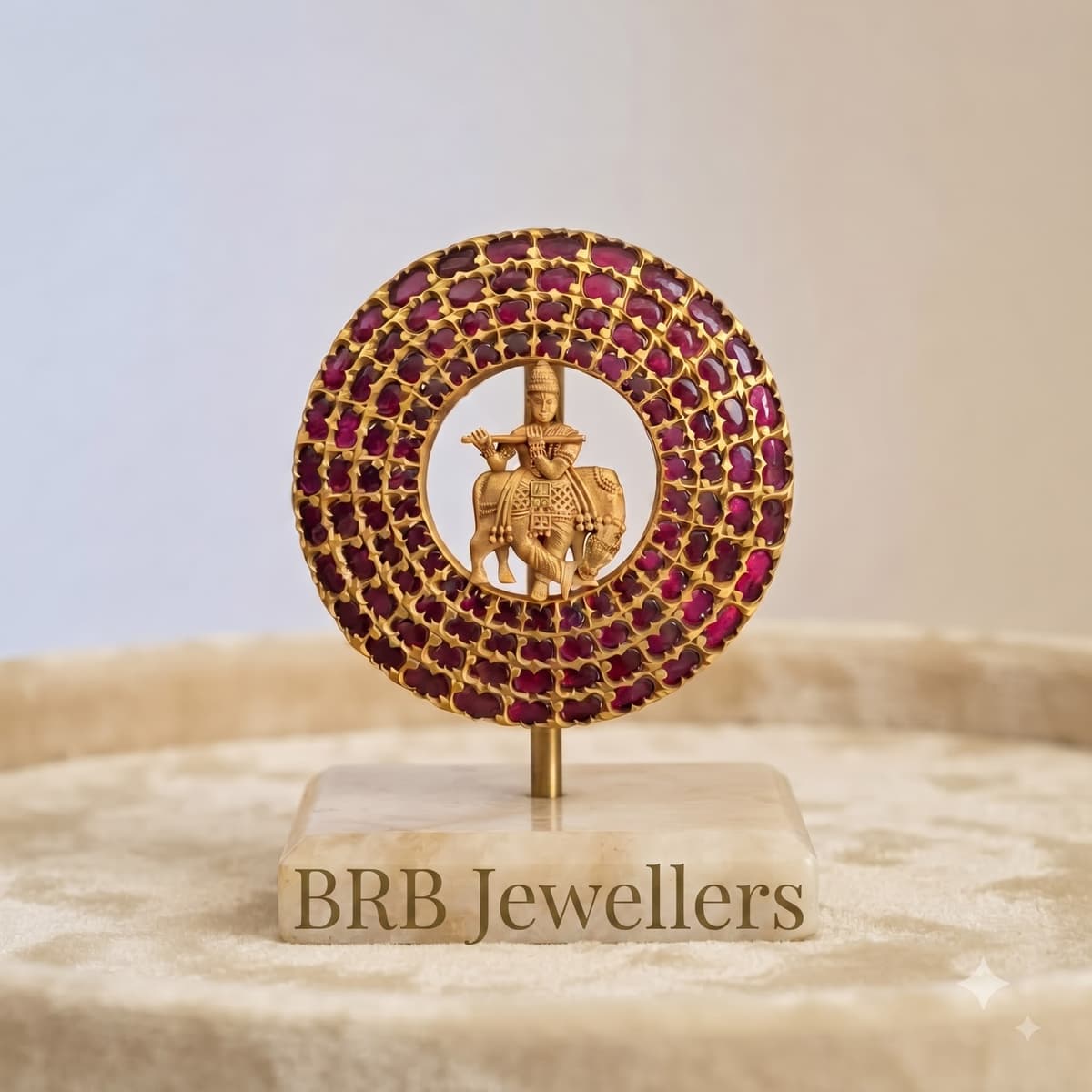 Temple Ruby Krishna Disc